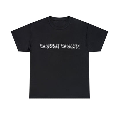 Shabbat Shalom Graffiti Tee - Urban Style Meets Tradition