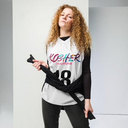 Kosher Couture Recycled Unisex Basketball Jersey